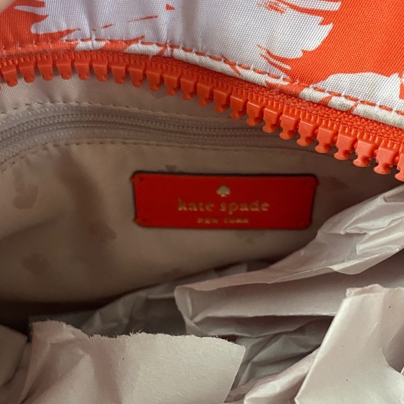 Kate Spade Orange Floral Shoulder Bag - Picture 8 of 9